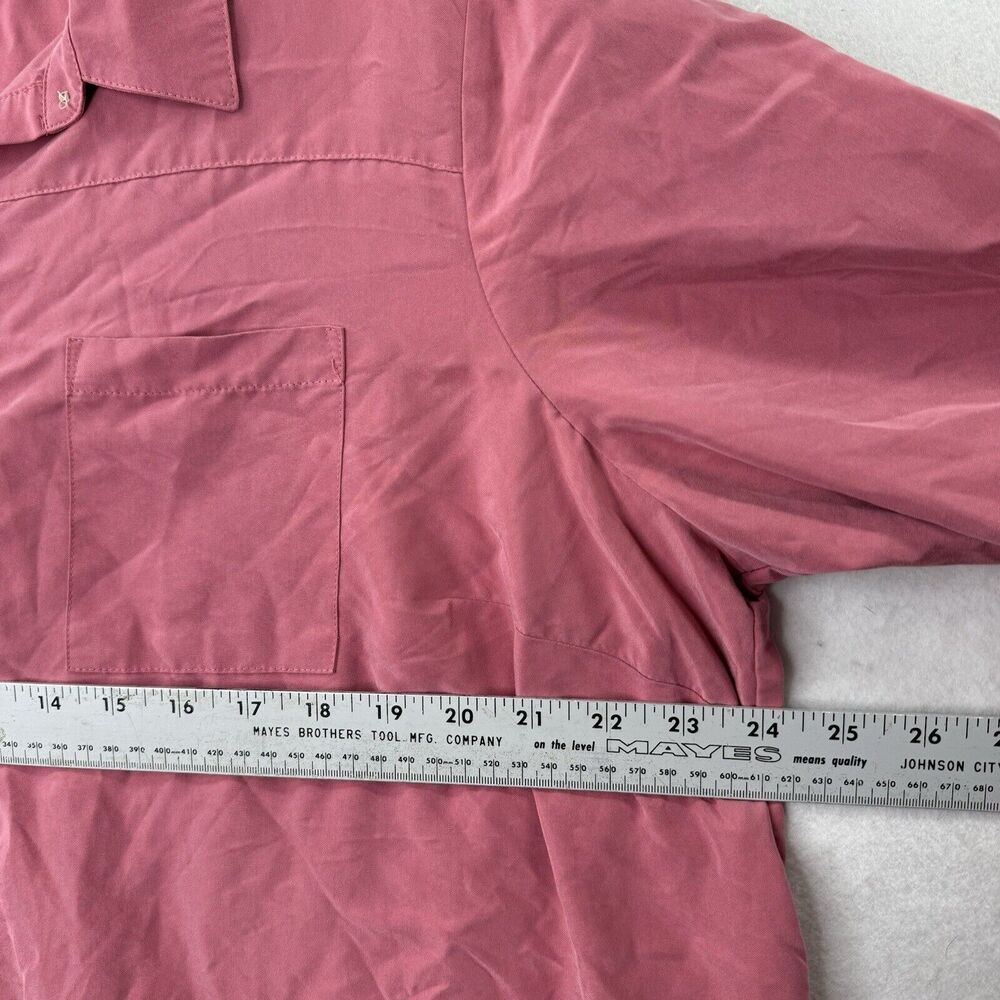 Westport Modal Blend Womens Plus Size 2X Roll Tab Long Sleeve Button Up Top - Picture 9 of 12